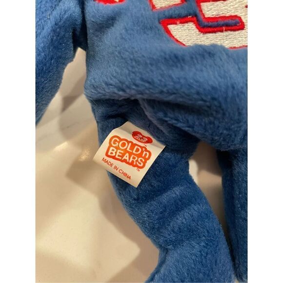 1999 Dale Earnhardt Jr #3 Beanie Baby 23 Karat Gold'n Bear NWT Vintage - Picture 7 of 8